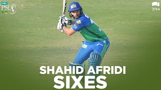 Shahid Afridi Sixes | HBL PSL 2020 | MB2T