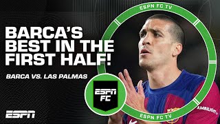 REACTING to Barcelona vs. Las Palmas 👀 'Barca's BETTER in the first half!' - Luis Garcia | ESPN FC