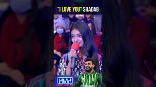 "I Love You Shadab" - #shadabkhan #proposal @GeoHasnaManaHai #tabishhashmi #harisrauf #geosuper #shorts