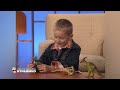 6 year old dino expert joshua teaches ellen about dinosaurs