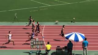 2018/09/23 全日本実業団陸上 男子100m 準決勝1組 山縣亮太 10”14 -0.4