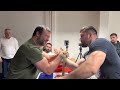 devon larratt vs evgeny prudnik secret arm wrestling practice