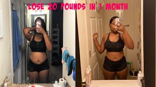 HOW I LOST 20 POUNDS IN 1 MONTH