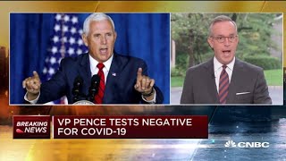 Vice President Mike Pence tests negative for Covid-19