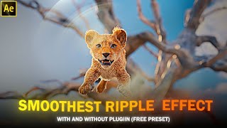 Smoothest Ripple Effect Free Preset After Effects