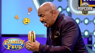 HILARIOUS Food Questions That DESTROYED Steve Harvey! | Family Feud