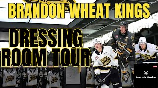 The Boys get a tour of the Brandon Wheat Kings Facility!