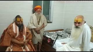 Discussion of Most Respected Shri Abhiram Das Ji Maharaj and Maluk Peethadhishwar Shri Rajendra Das Ji in Rishikesh.