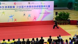 中國武術海外訓練學院-張飛師兄全港運動會誓師大會表演