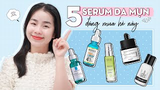 Top 5 Serum Dành Cho Da Dầu Mụn Hè Này ♡ Quin