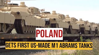 Poland gets first US-made M1 Abrams tanks ! ukraine war ! ukraine russia ! ukraine russia war