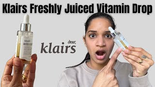 Klairs Freshly Juiced Vitamin Drop Serum Review (it turned yellow)