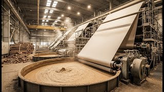 How Paper Is Made from Wood Pulp | Step-by-Step Paper Mill Process