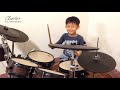 queen【we will rock you】慢板 drum cover by 炫瑋 6歲