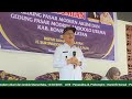 live peresmian gedung pasar modern akuni dan andolo utama konsel