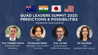 Quad Leaders’ Summit 2023: Predictions and Possibilities Webinar