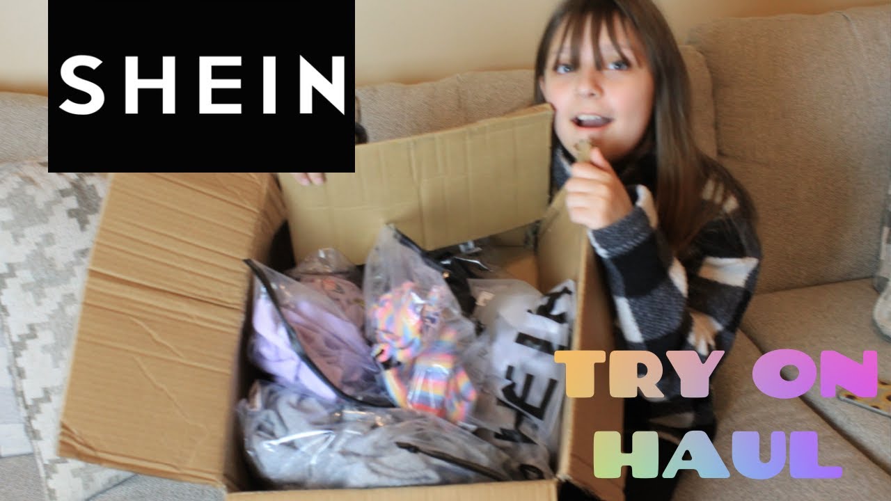Kids Shein Haul Try On Haul Youtube