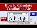 How to Calculate Ventilation Air