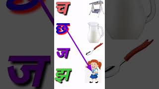 short #shorts#shortvideos च से चम्मच 🥄हिन्दी वर्णमाला