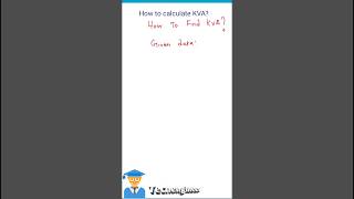 How to calculate KVA ? #techengineer