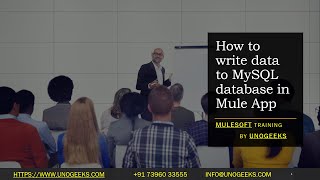 MuleSoft Training | MuleSoft MySQL Connector Write Operation | MuleSoft Tutorial For Beginners