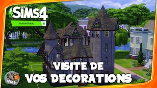 JE VISITE VOS DECORATIONS - LES SIMS 4 PARANORMAL - royleviking