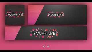 Clean You Banner And Avi Template Sd Art Zard Music Jinni Free Gfx Template Clean Hipster Style You Banner Avatar Logo Twitter Header 2016