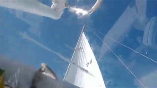 Sailing Catalina 470 in 30 knot winds