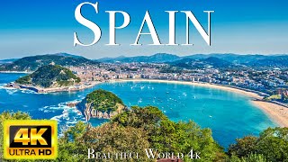 Spain 4K Nature Relaxation Film - Meditation Relaxing Music - Amazing Nature Sound