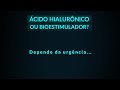 Bioestimulador ou Ácido Hialurônico: Qual utilizar primeiro?