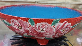 Como fazer BACIA de cimento, vaso de cimento, super leve, resistente e gastando pouco.