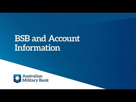 BSB And Account Information - YouTube