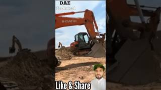 Powerful Hitachi excavator loading mini excavator #shortvideo #short #shorts #youtubeshorts