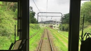 京王動物園線8000系(高幡不動→多摩動物公園)前面展望