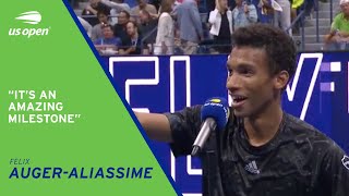 Felix Auger-Aliassime On-Court Interview | 2021 US Open Quarterfinal