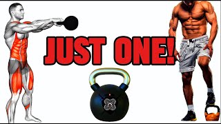 Full-Body Workout with One Kettlebell: 10 Most Effective Exercises!