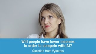 Eva Kaili answers Vytautas on lower income and AI