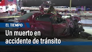 Una persona muerta y tres heridas en accidente de tránsito en la avenida NQS | El Tiempo