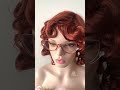 🌻 curla super curly short ginger red wig mijka shorts fashion style