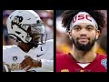 Shedeur Sanders Colorado football vs Caleb Williams USC football 2023 x Deion Sanders Colorado x NFL