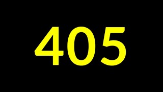 405 Seconds Countdown Timer With Sound Effect