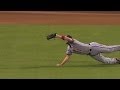 Zimmerman makes a great diving catch in left