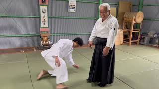 廣澤英雄師範 初心者稽古  於  小美玉道場  2022年10月     Training of  Beginners  by Hirosawa Shihan, Oct,.2022