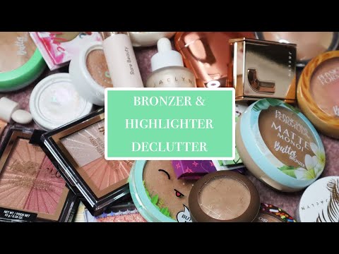 Bronzer and highlighter