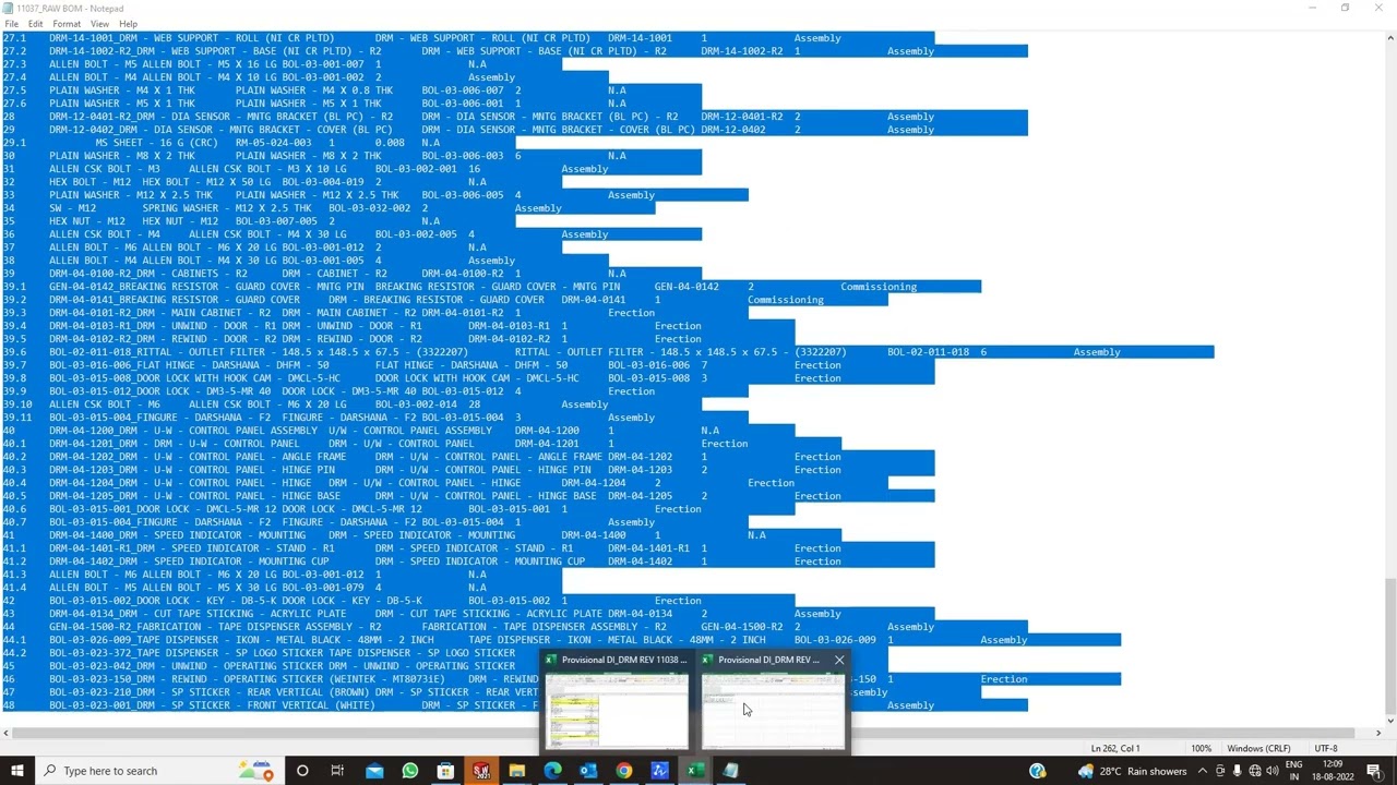 Solidwork Bom To Erp Bom Youtube