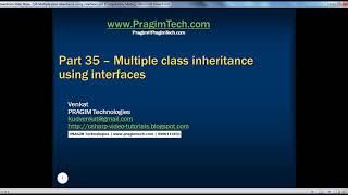 Part 35 - C@ Tutorial - Multiple class inheritance using interfaces.avi_HD.mp4