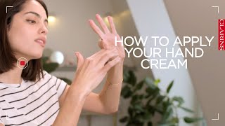 How to apply your hand cream | Clarins