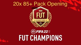 FIFA 22 - FUT Champions / Weekend League / 20x 85+ Pack Opening / live /