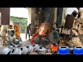 Manufacturing of a truck brake drums // How to produce brake drum in local factory