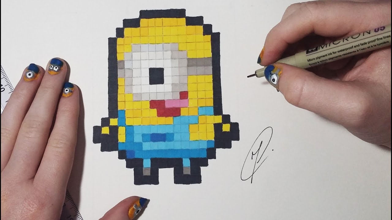 Minion Pixel Art